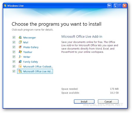 Install Windows Live Mail Desktop